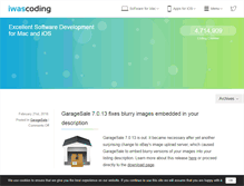 Tablet Screenshot of iwascoding.com